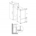 Интегрируемый холодильно-морозильный шкаф GRAUDE IKG 180.2