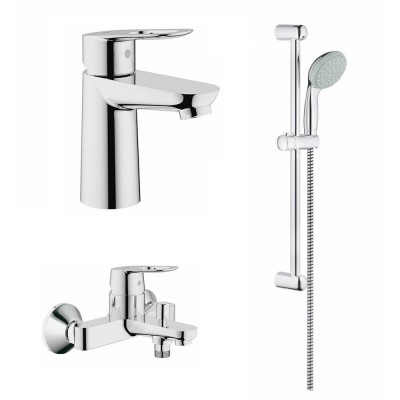 Готовый комплект для ванной комнаты GROHE StartLoop: набор смесителей и душевой гарнитур Vitalio Start