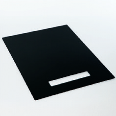 Разделочная доска большая для мойки Horizont 60D черное стекло